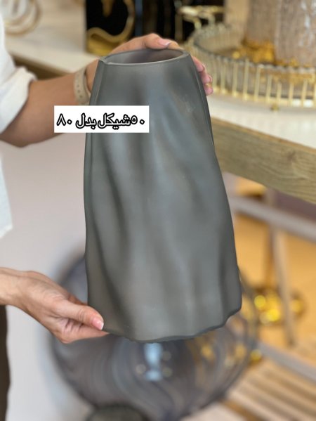 فازا زجاج رمادي